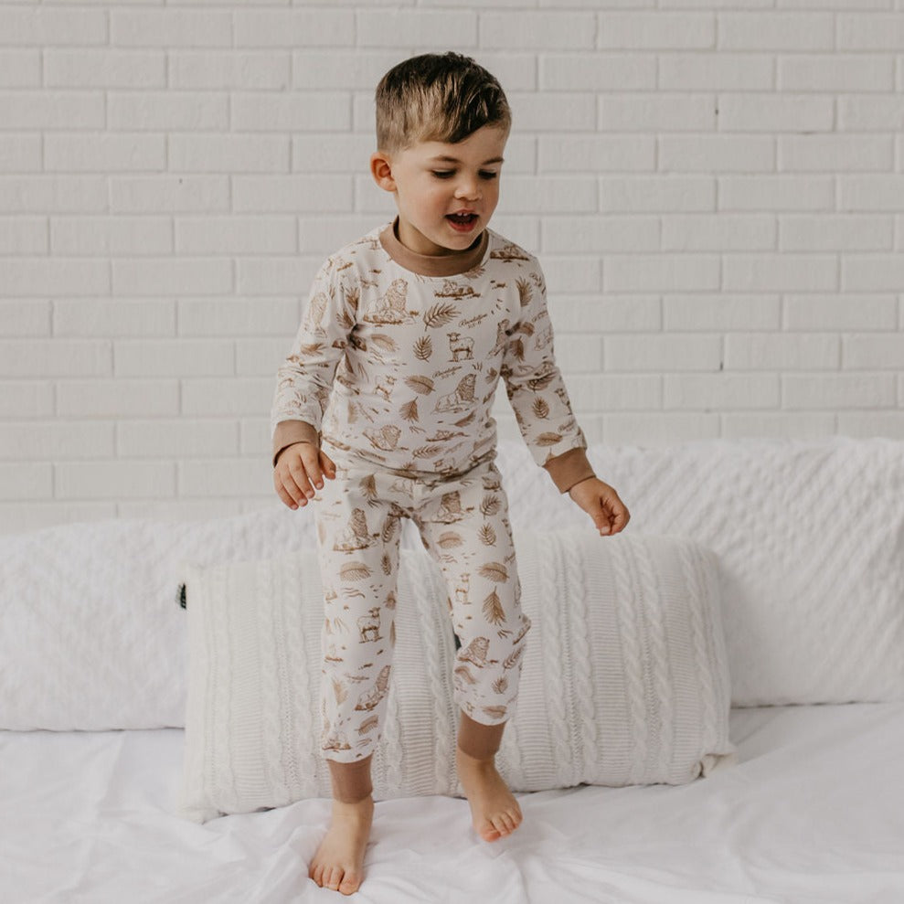 The Lion and the Lamb - Toddler Pajamas
