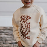 Jesus Is King Toddler Crewneck