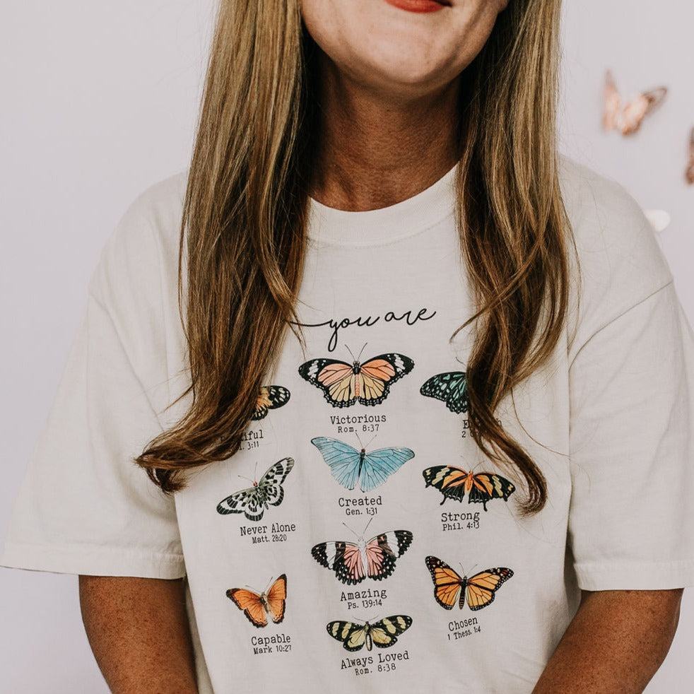 You are...Butterfuly Tee - Adult - Little & Brave
