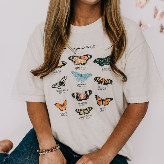 You are...Butterfuly Tee - Adult - Little & Brave
