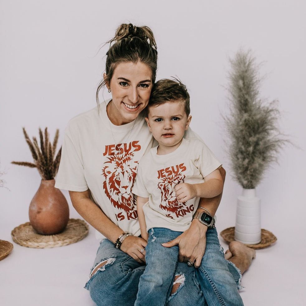 Jesus is King Unisex Tee- Adult - Little & Brave