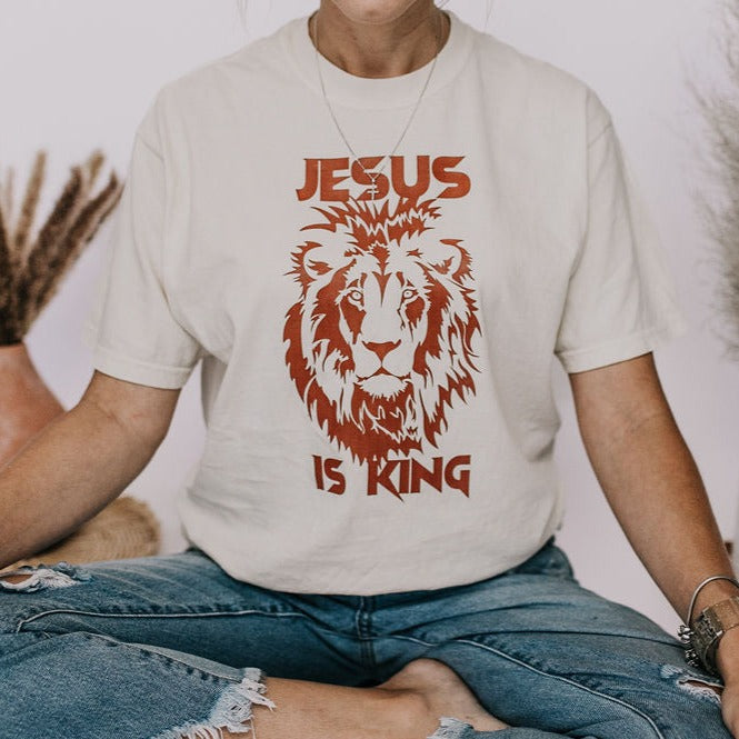 Jesus is King Unisex Tee- Adult - Little & Brave