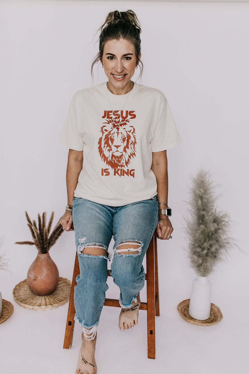 Jesus is King Unisex Tee- Adult - Little & Brave