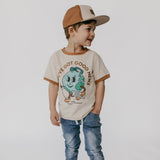 Good News Ringer Retro tee. - Little & Brave