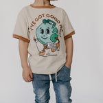 Good News Ringer Retro tee. - Little & Brave