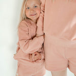 Adult Shorts / Adult Affirmation Crewneck Matching (1 piece) - Little & Brave