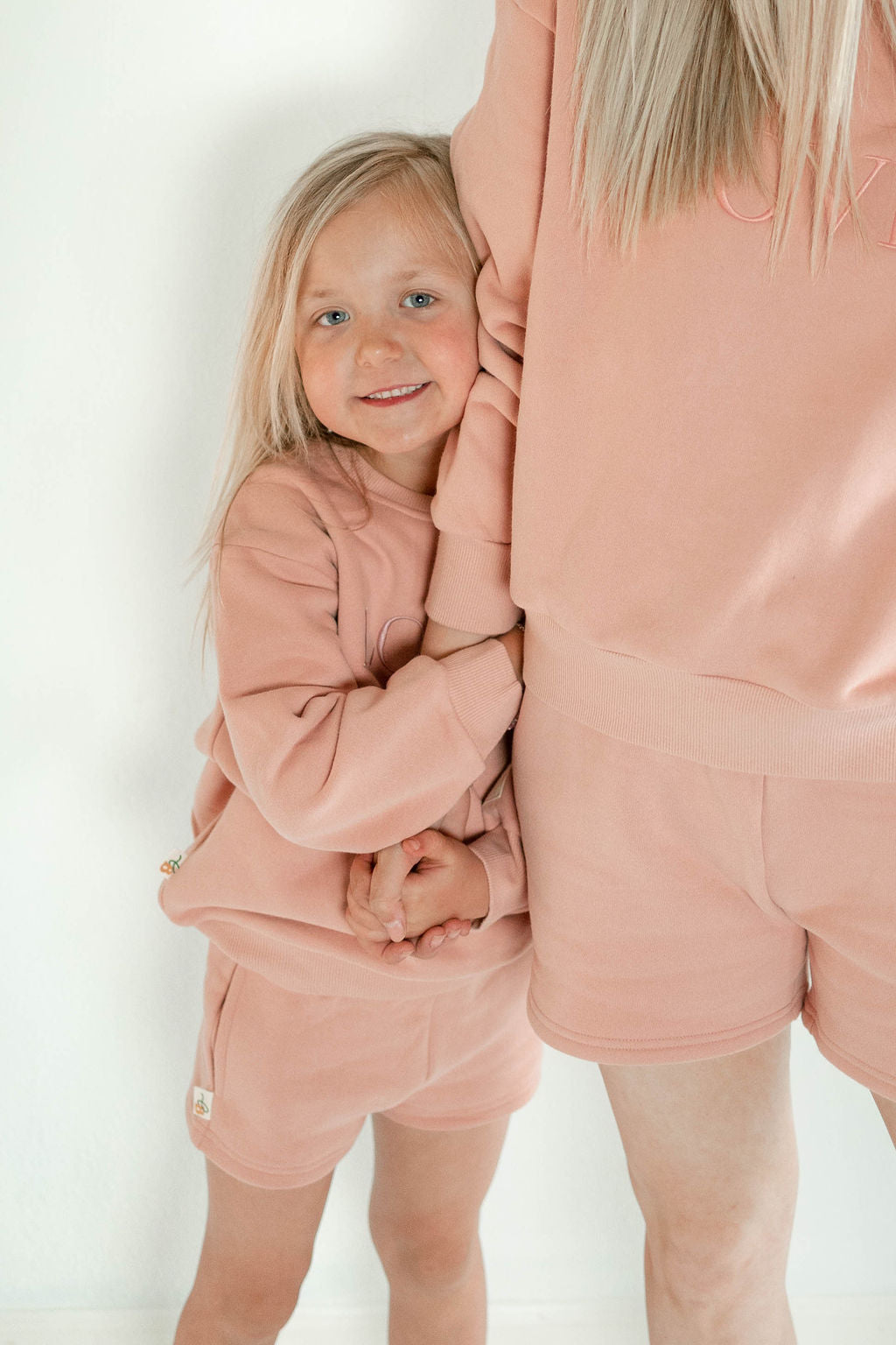 Adult Shorts / Adult Affirmation Crewneck Matching (1 piece) - Little & Brave