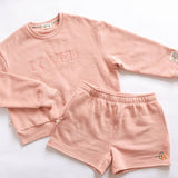 Adult Shorts / Adult Affirmation Crewneck Matching (1 piece) - Little & Brave