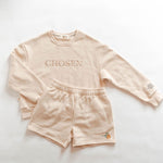 Adult Shorts / Adult Affirmation Crewneck Matching (1 piece) - Little & Brave