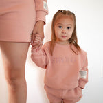 Adult Shorts / Adult Affirmation Crewneck Matching (1 piece) - Little & Brave