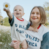 God Bless America Baby Romper - Little & Brave