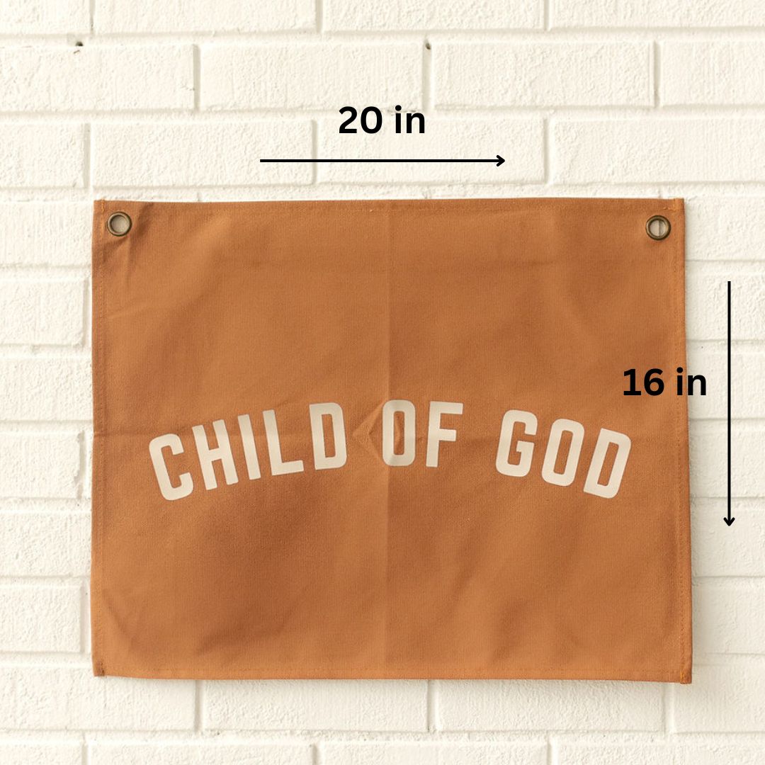 CHILD OF GOD BANNER - Little & Brave