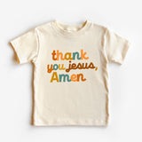 Thank You Jesus - Toddler Tee - Little & Brave