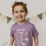 Dino Affirmation T-Shirts for Kids - Little & Brave