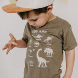 Dino Affirmation T-Shirts for Kids - Little & Brave