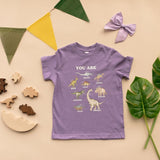 Dino Affirmation T-Shirts for Kids - Little & Brave