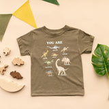 Dino Affirmation T-Shirts for Kids - Little & Brave