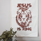 Jesus is King Canvas Banner