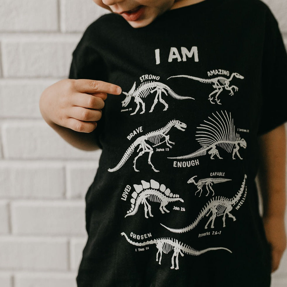 Dino Skeleton Affirmation Words - Glows in the dark! - Little & Brave