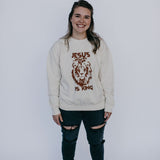 Jesus Is King Adult Crewneck