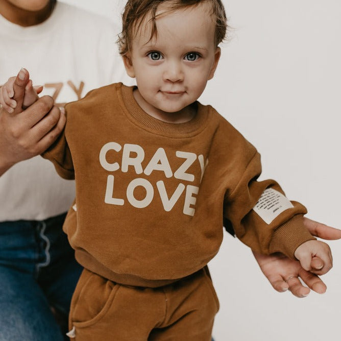 Crazy Love Crewneck Toddler - Little & Brave