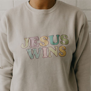 Jesus Wins Adult Sweatshirt