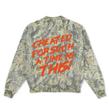 Created for Such a Time as This - Wood Camo Crewneck