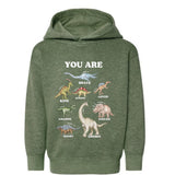 Dino Affirmation Hoodie – “You Are” Edition