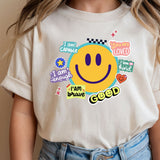 Sticker Affirmation T-Shirt – Kids Positive & Faith-Inspired Tee