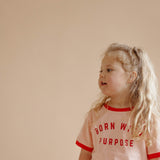 Born With Purpose – Retro Ringer Tee