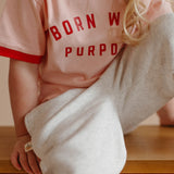 Born With Purpose – Retro Ringer Tee