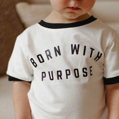 Born With Purpose – Retro Ringer Tee