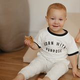 Born With Purpose – Retro Ringer Tee