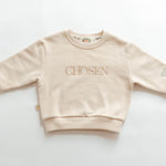 Affirmation Words Crewneck (CHAMPAGNE 2 PIECE SET) - Little & Brave