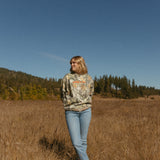 Created for Such a Time as This - Wood Camo Crewneck