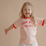 Born With Purpose – Retro Ringer Tee