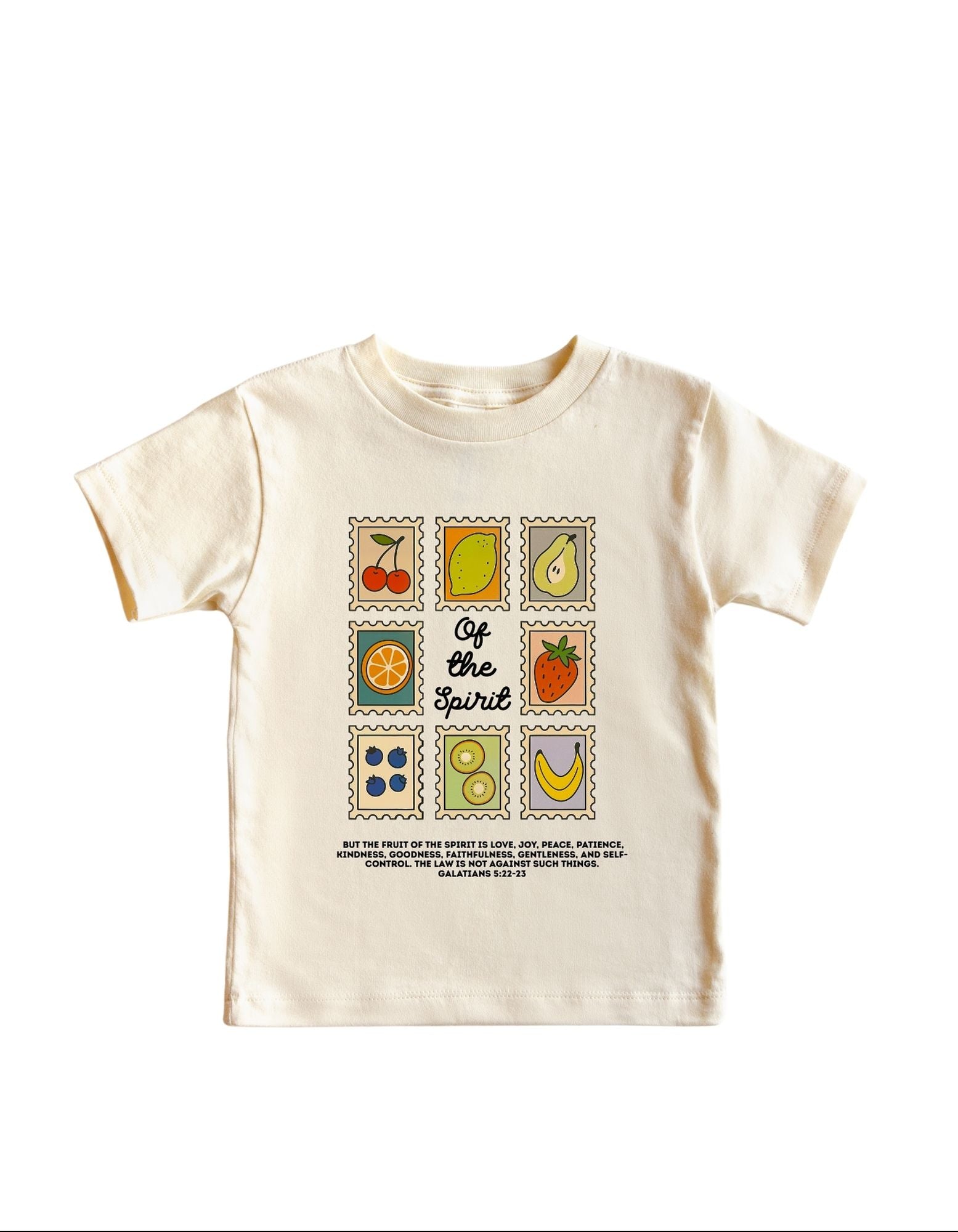 Fruit of the Spirit T-Shirt – Kids Bible Verse Tee (Galatians 5:22-23)