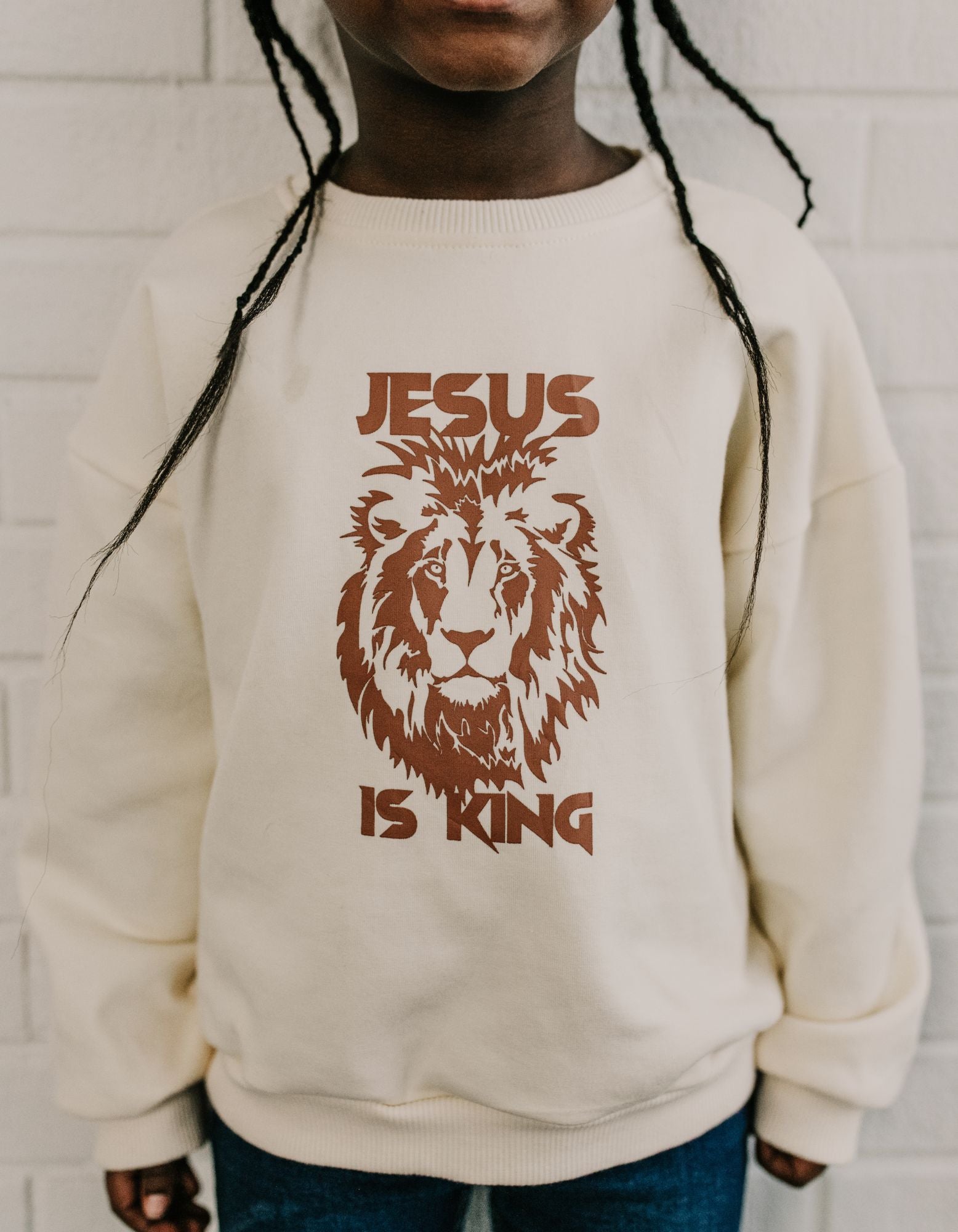 Jesus Is King Toddler Crewneck