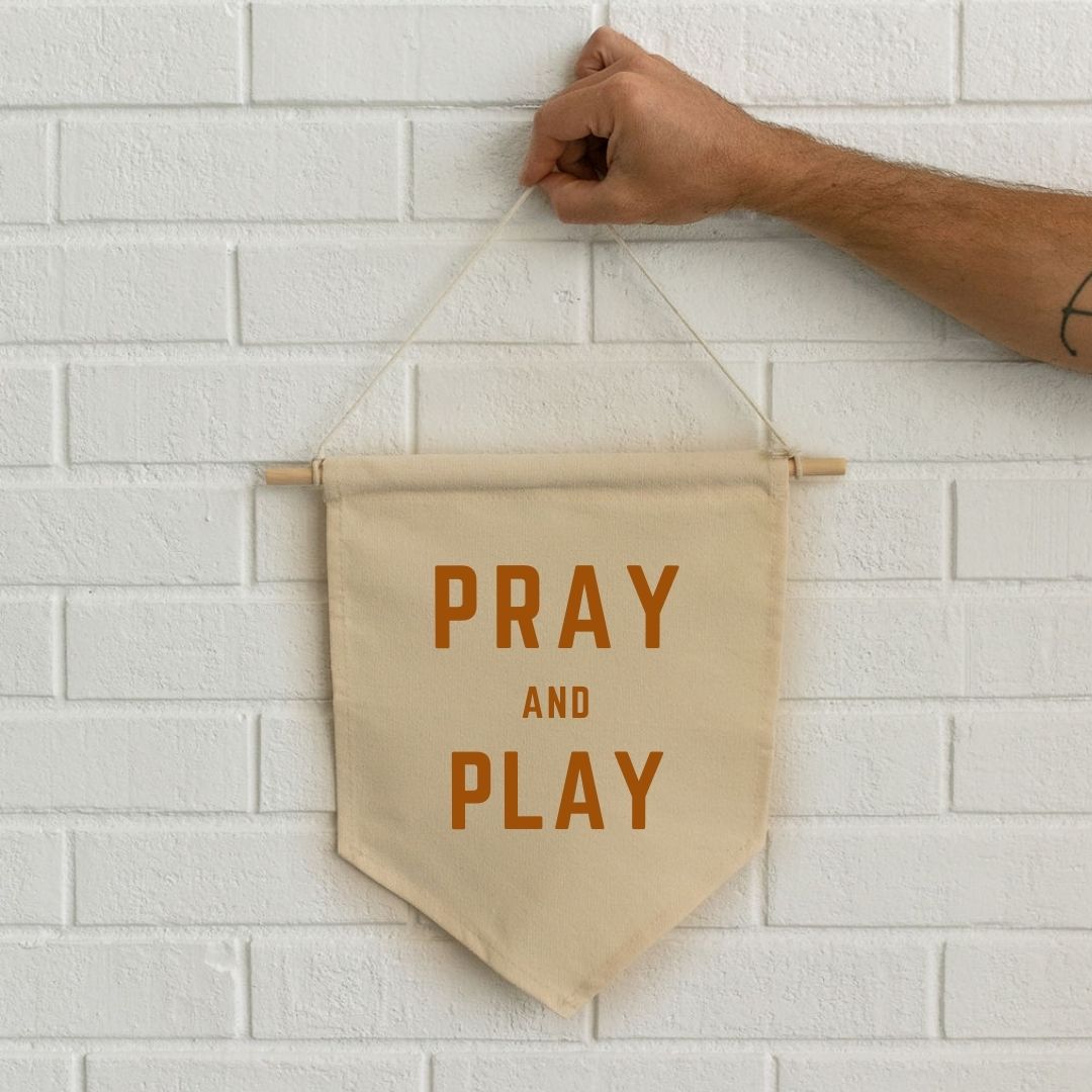 PRAY AND PLAY Small Banner