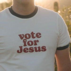 Vote for Jesus Adult Shirt