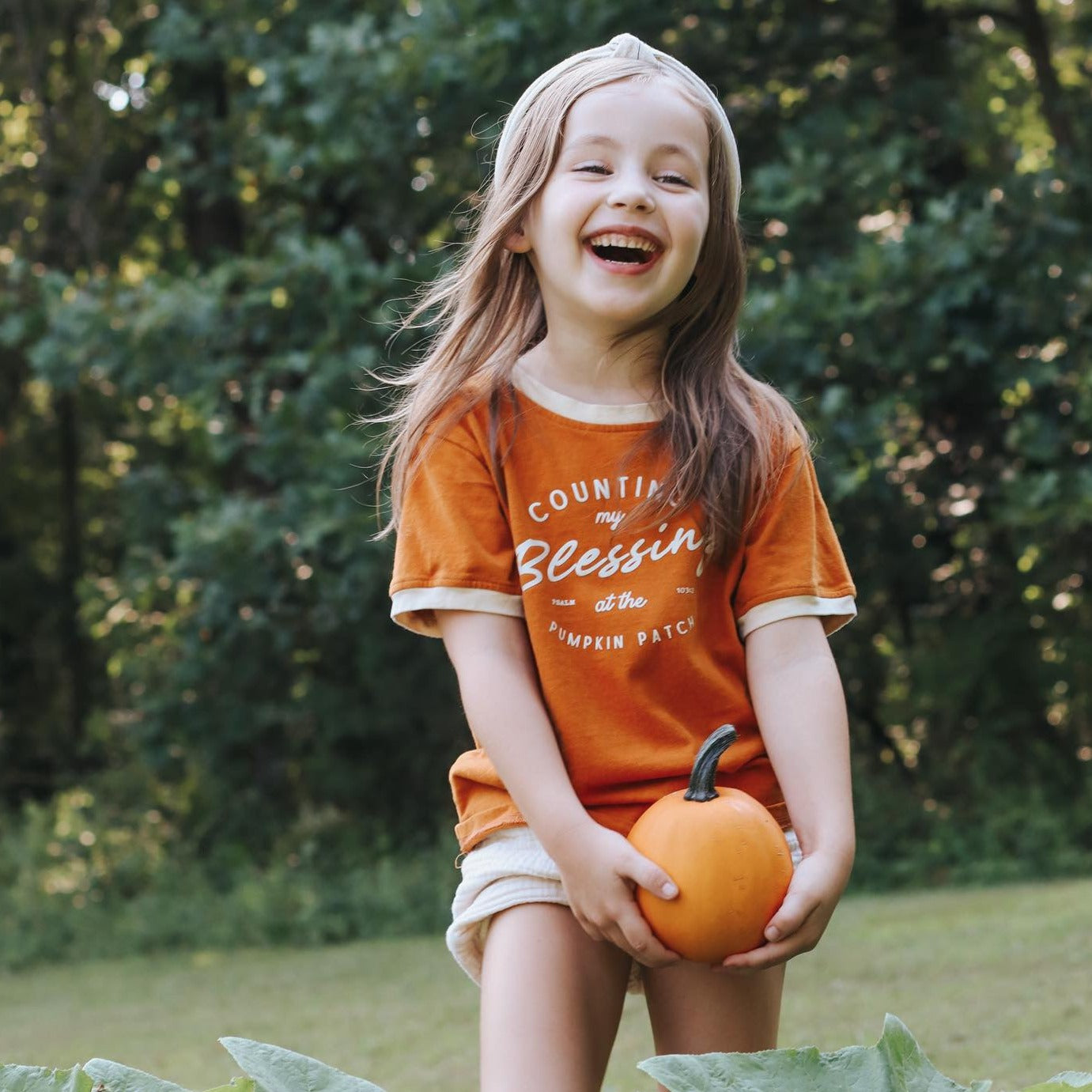 Counting my Blessings at the Pumpkin Patch - Toddler Tee - Little & Brave