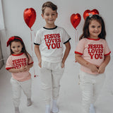 Jesus Loves You Ringer Tee