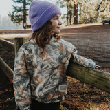 Make Jesus Famous – Toddler Camo Crewneck