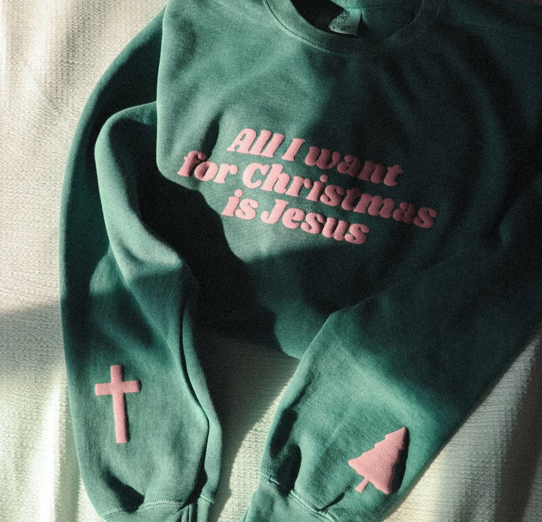 All I want for Christmas is Jesus - Adult Crewneck