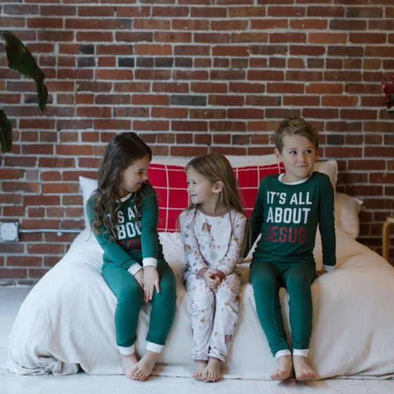 It's All About Jesus - 2 Pieces Set Pajamas - Little & Brave