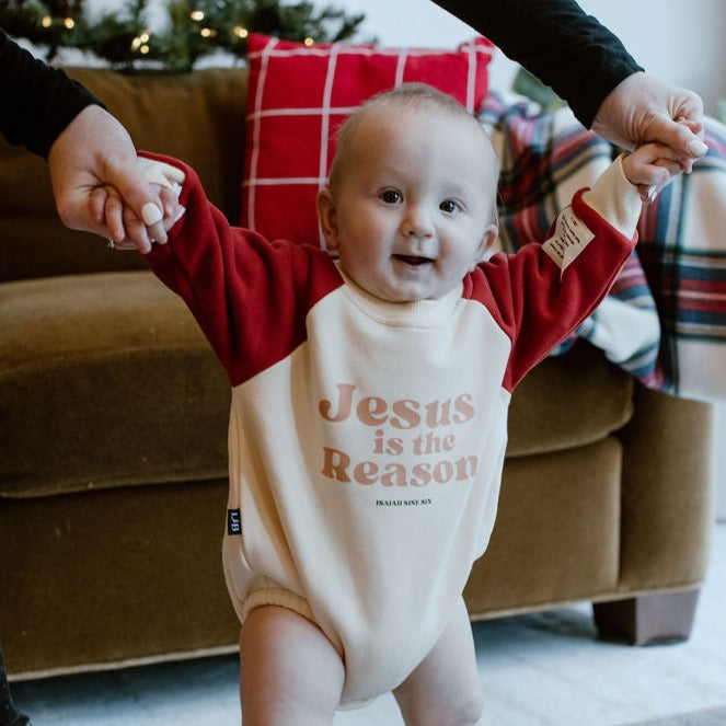 Baby Romper - Jesus is the Reason - Little & Brave