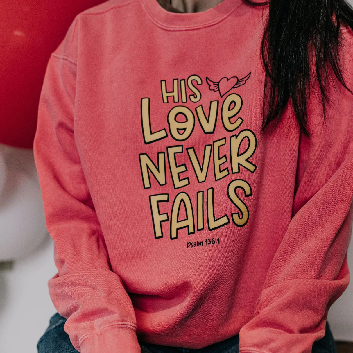PRE ORDER - HIS LOVE NEVER FAILS - ADULT - Little & Brave