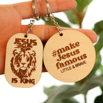 #Make JESUS famous Keychain - Little & Brave