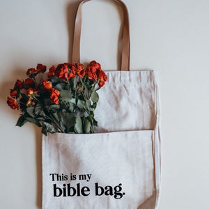 This is My Bible Bag Canvas Tote