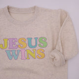 Jesus Wins - Toddler Sweatshirt - Little & Brave